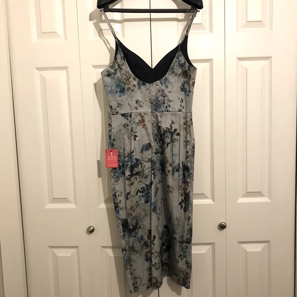 ASOS floral-print Hitchcock midi dress - Picture 3 of 8